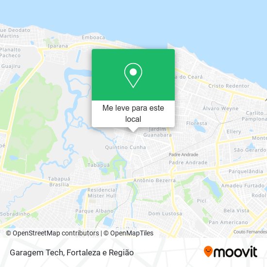 Garagem Tech mapa