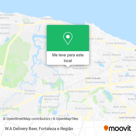 W.A Delivery Beer mapa