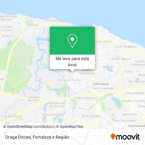 Drage Doces mapa
