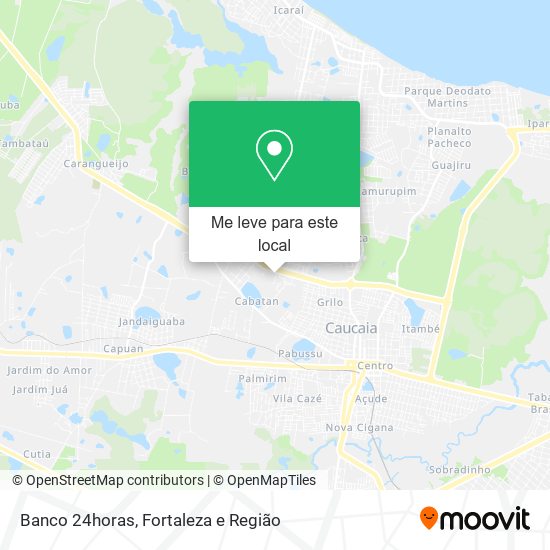 Banco 24horas mapa