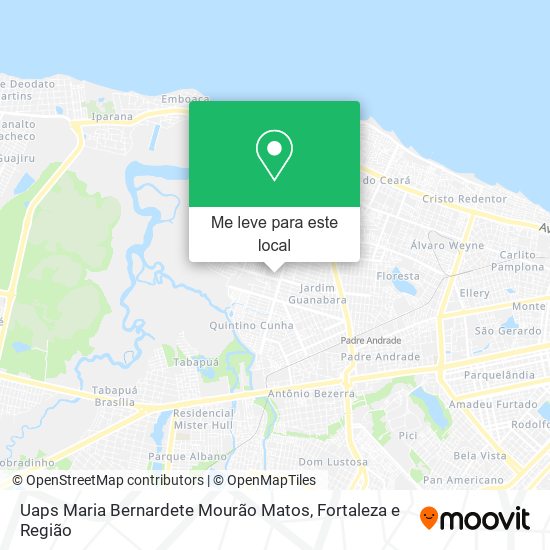 Uaps Maria Bernardete Mourão Matos mapa