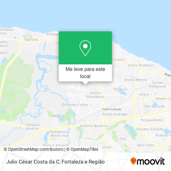 Julio César Costa da C mapa