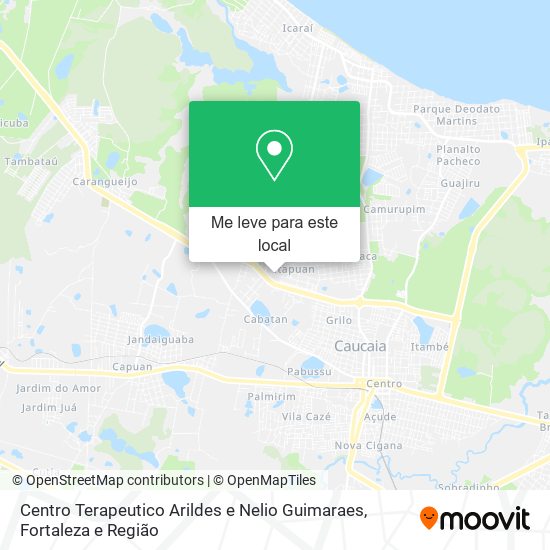 Centro Terapeutico Arildes e Nelio Guimaraes mapa