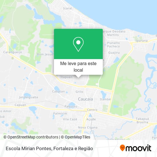 Escola Mirian Pontes mapa