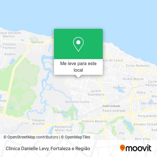 Clínica Danielle Levy mapa