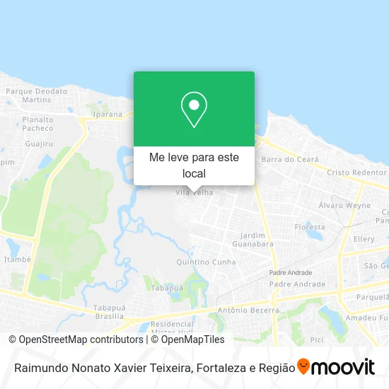 Raimundo Nonato Xavier Teixeira mapa