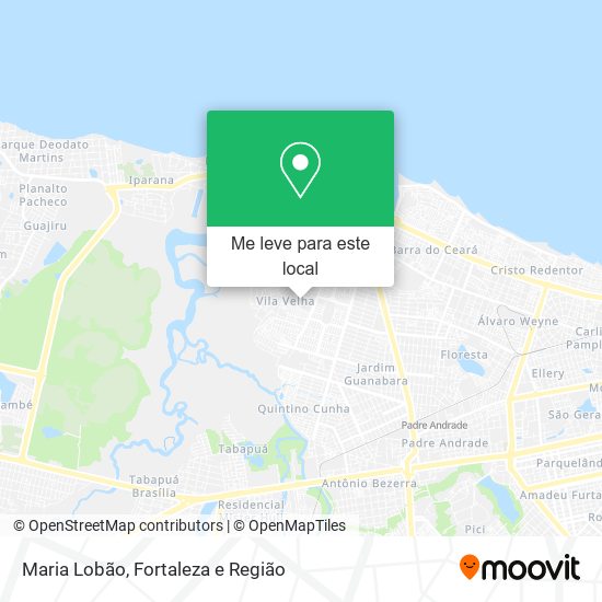 Maria Lobão mapa