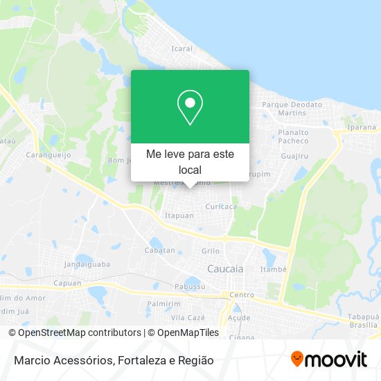 Marcio Acessórios mapa