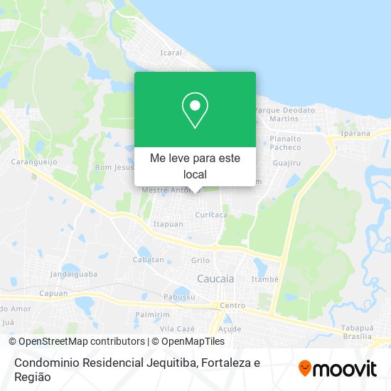 Condominio Residencial Jequitiba mapa