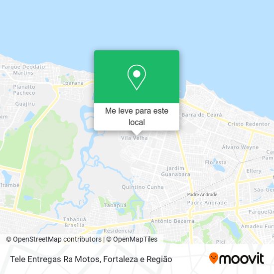 Tele Entregas Ra Motos mapa