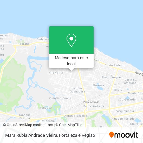 Mara Rubia Andrade Vieira mapa