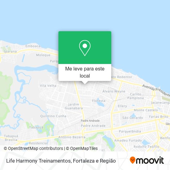 Life Harmony Treinamentos mapa