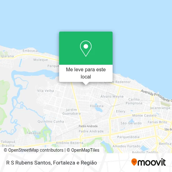 R S Rubens Santos mapa