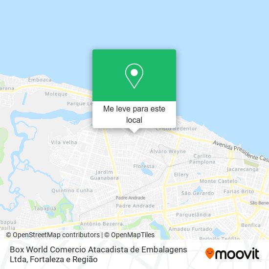 Box World Comercio Atacadista de Embalagens Ltda mapa