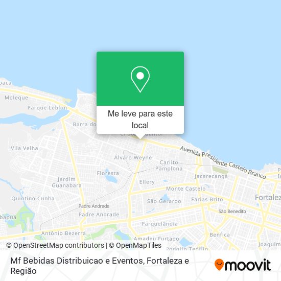 Mf Bebidas Distribuicao e Eventos mapa