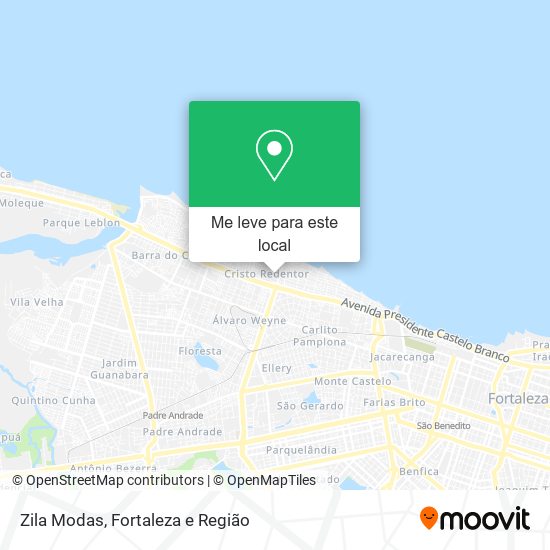 Zila Modas mapa