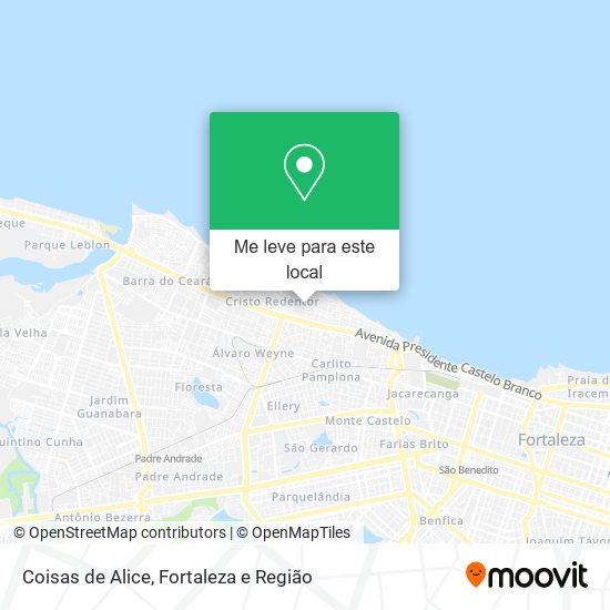 Coisas de Alice mapa