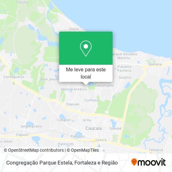 Congregação Parque Estela mapa