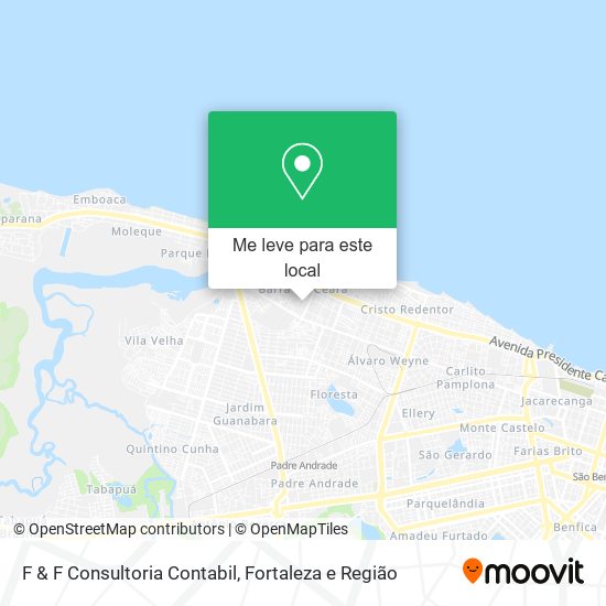 F & F Consultoria Contabil mapa