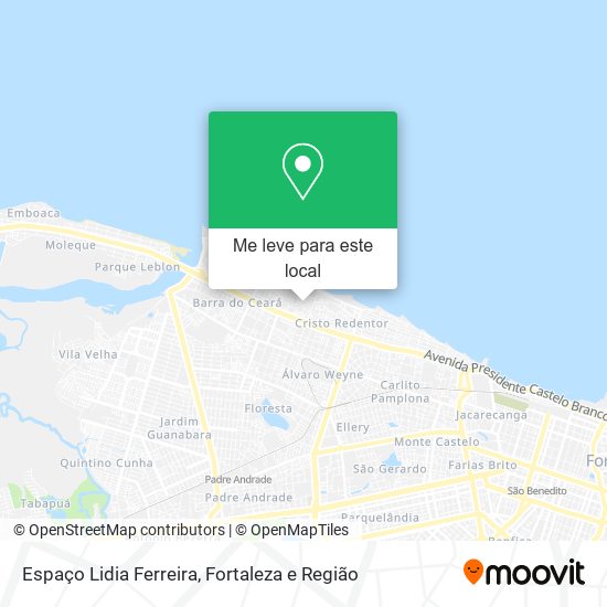 Espaço Lidia Ferreira mapa