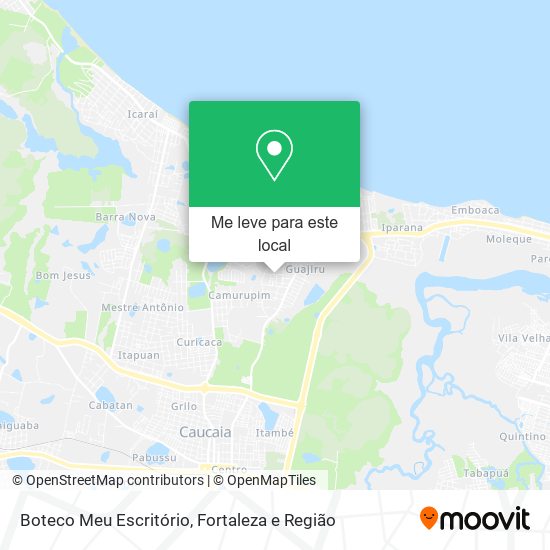 Boteco Meu Escritório mapa