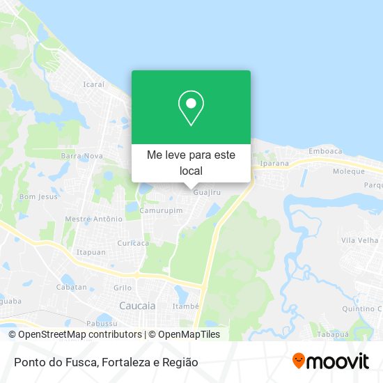 Ponto do Fusca mapa