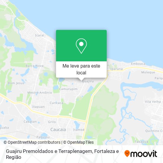 Guajiru Premoldados e Terraplenagem mapa