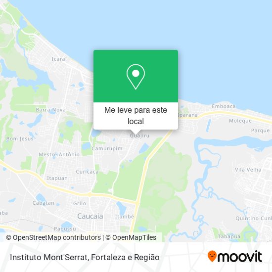 Instituto Mont'Serrat mapa