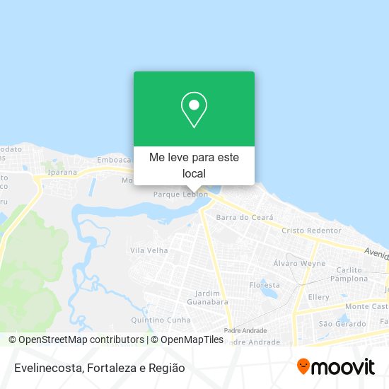 Evelinecosta mapa