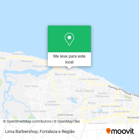 Lima Barbershop mapa