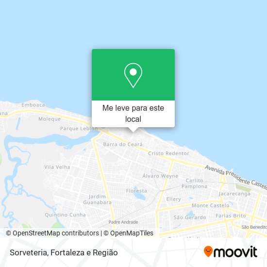 Sorveteria mapa