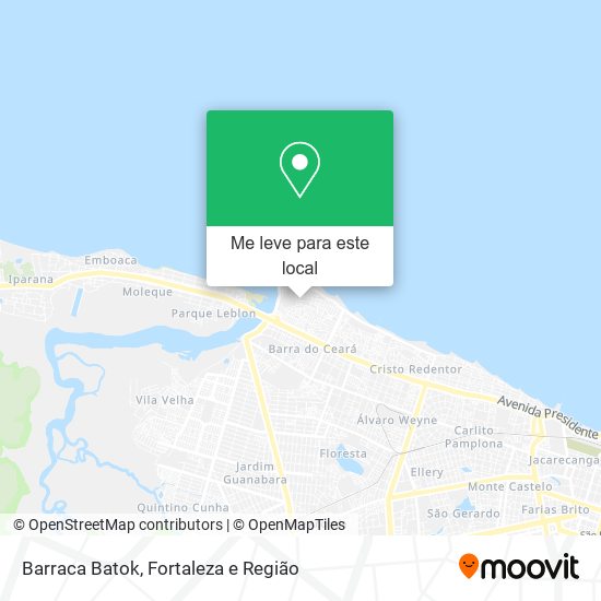 Barraca Batok mapa