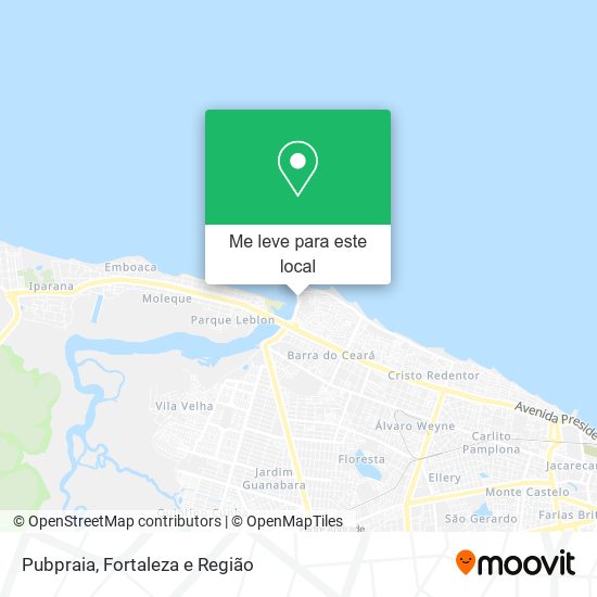 Pubpraia mapa