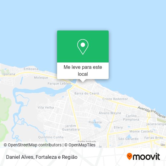 Daniel Alves mapa