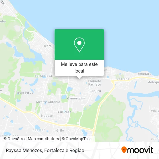 Rayssa Menezes mapa