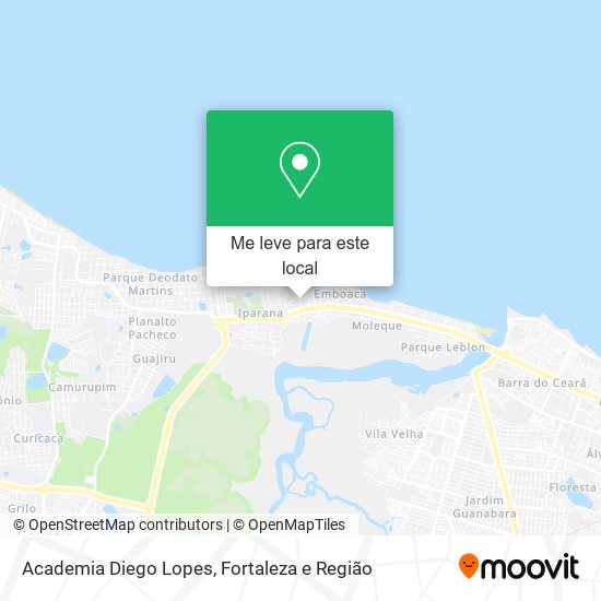 Academia Diego Lopes mapa