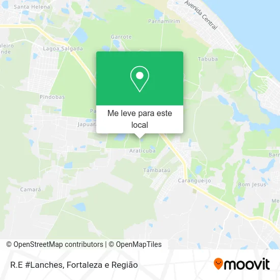 R.E #Lanches mapa