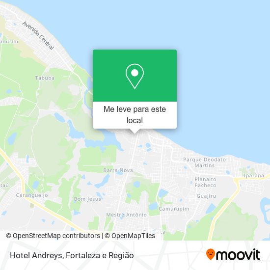Hotel Andreys mapa