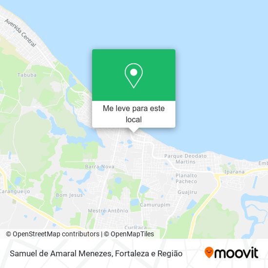 Samuel de Amaral Menezes mapa