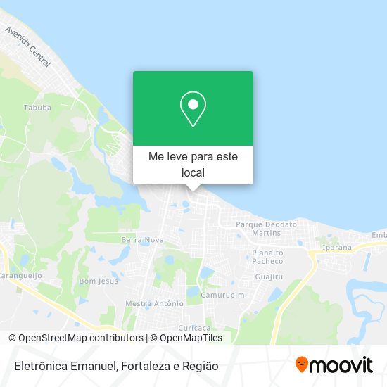 Eletrônica Emanuel mapa