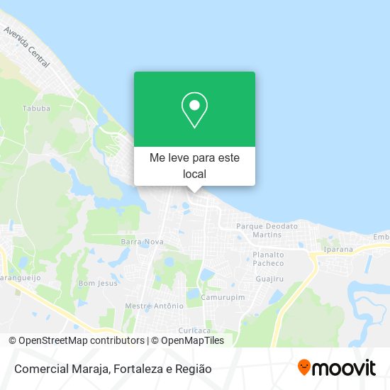 Comercial Maraja mapa