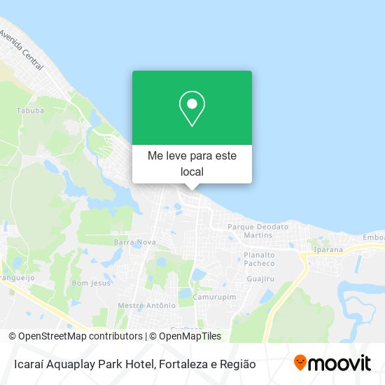 Icaraí Aquaplay Park Hotel mapa