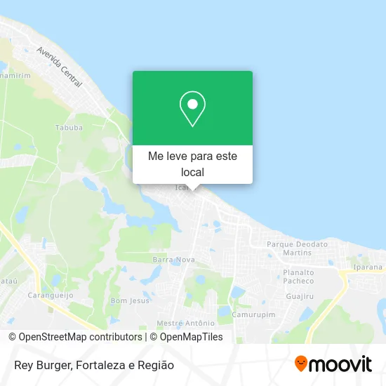 Rey Burger mapa