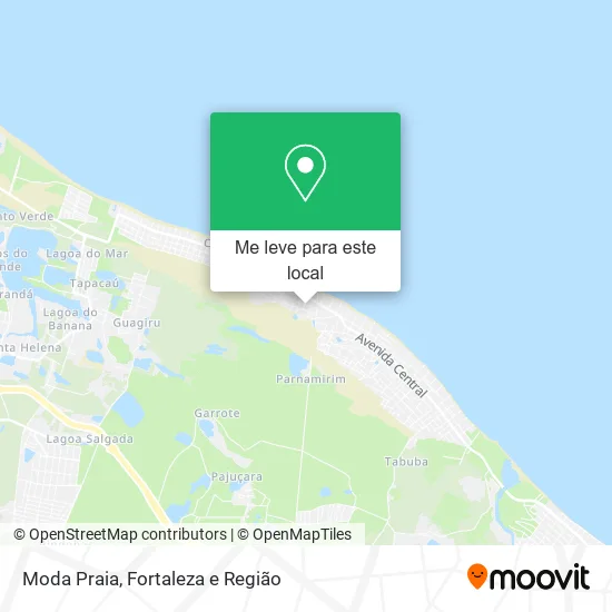 Moda Praia mapa
