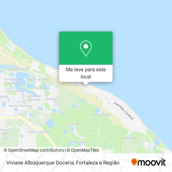 Viviane Albuquerque Doceria mapa