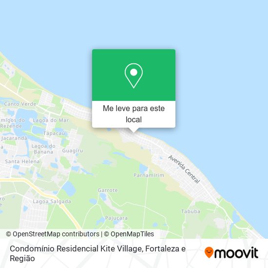 Condomínio Residencial Kite Village mapa