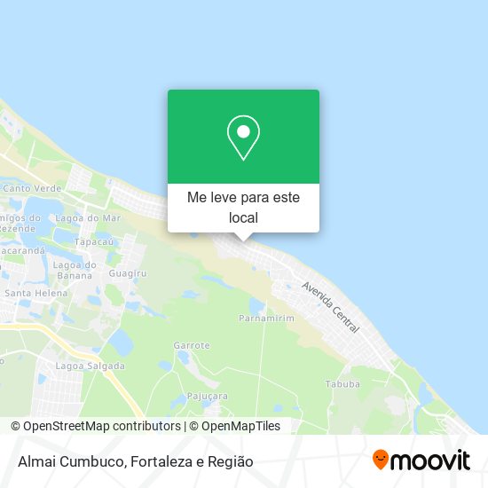 Almai Cumbuco mapa