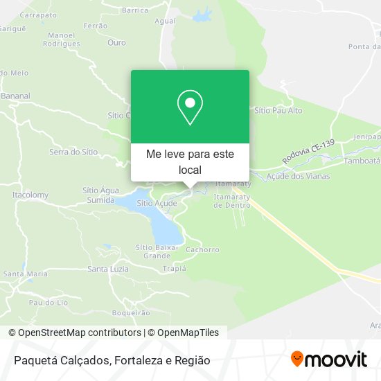 Paquetá Calçados mapa