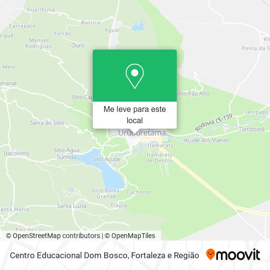 Centro Educacional Dom Bosco mapa