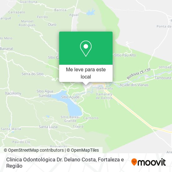 Clínica Odontológica Dr. Delano Costa mapa